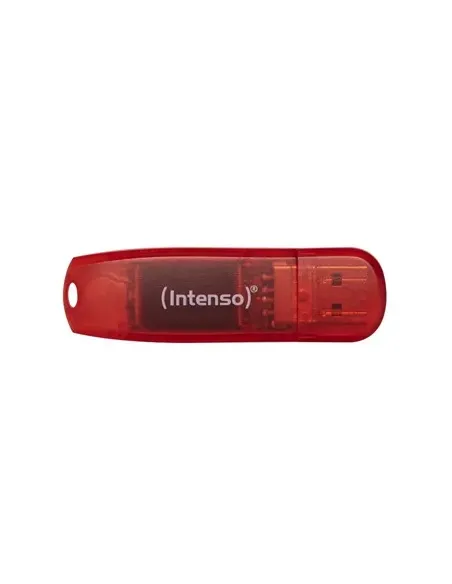 Memoria usb 2.0 intenso rainbow 128gb rojo