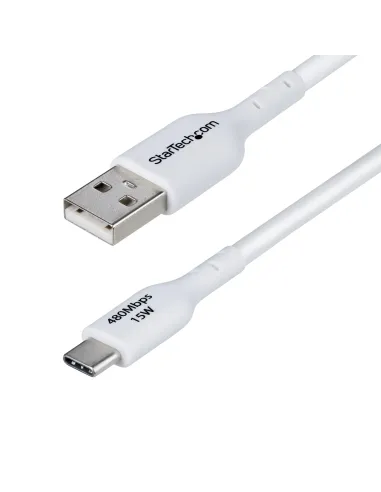 StarTech.com Cable Cargador USB-A a USB-C de 3m - Cable Adaptador USB-A a USB Tipo C - 3A - Cable de Carga y Sincronización -