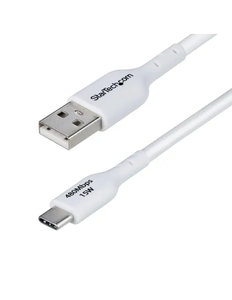StarTech.com Cable Cargador USB-A a USB-C de 3m - Cable Adaptador USB-A a USB Tipo C - 3A - Cable de Carga y Sincronización -