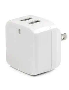 StarTech.com Cargador de Pared USB de 2 Puertos para Tablets Smartphones - Cargador Blanco de Alta Potencia para Viajes 2