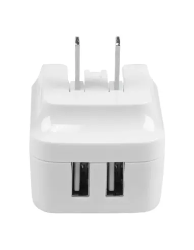 StarTech.com Cargador de Pared USB de 2 Puertos para Tablets Smartphones - Cargador Blanco de Alta Potencia para Viajes