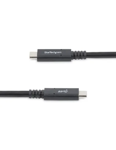StarTech.com Cable de 1,8m USB-C a USB-C - PD de 5A - USB TipoC - Certificado para Funcionar con Chromebook - USB-IF - M a M -