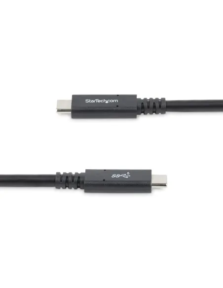 StarTech.com Cable de 1,8m USB-C a USB-C - PD de 5A - USB TipoC - Certificado para Funcionar con Chromebook - USB-IF - M a M -