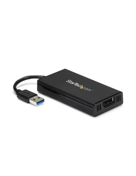 StarTech.com Adaptador USB 3.0 a DisplayPort 4K Ultra HD - Certificado por DisplayLink - Convertidor de Vídeo con Tarjeta