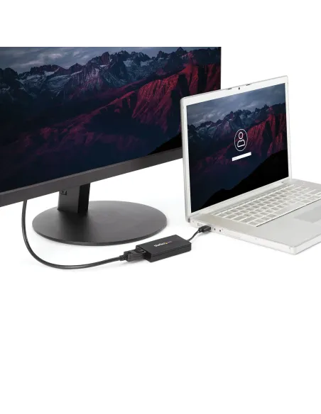StarTech.com Adaptador USB 3.0 a DisplayPort 4K Ultra HD - Certificado por DisplayLink - Convertidor de Vídeo con Tarjeta
