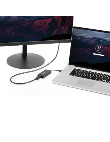StarTech.com Adaptador USB 3.0 a DisplayPort 4K Ultra HD - Certificado por DisplayLink - Convertidor de Vídeo con Tarjeta