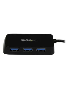StarTech.com Adaptador Concentrador Hub Ladrón USB 3.0 (5Gbps) Super Speed para Portátil de 4 Puertos Salidas - Negro 2
