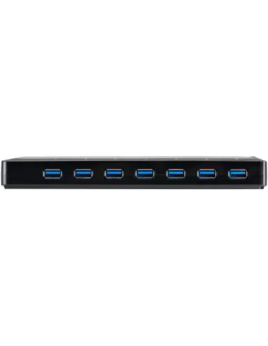 StarTech.com Concentrador USB 3.0 de 7 Puertos - 5Gbps - Ladrón con Puertos de Carga y Sincronización - Hub con 2 Puertos de