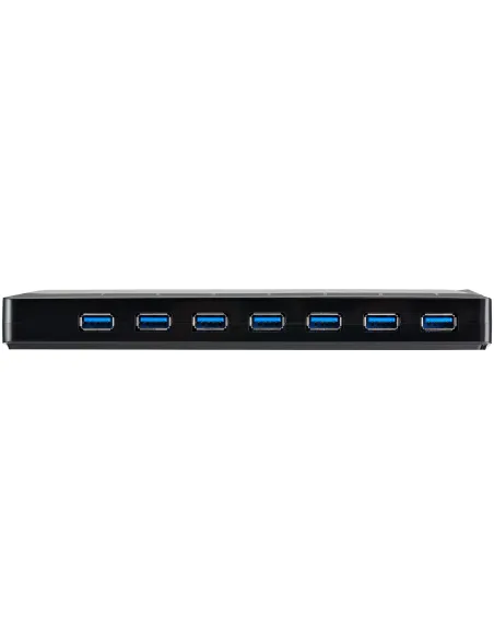 StarTech.com Concentrador USB 3.0 de 7 Puertos - 5Gbps - Ladrón con Puertos de Carga y Sincronización - Hub con 2 Puertos de