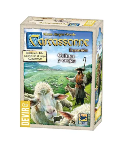 Juego de mesa devir carcassonne colinas y ovejas edicion 2019