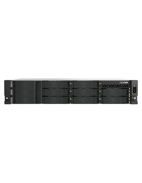 QNAP TS-855EU-8G servidor de almacenamiento NAS Bastidor (2U) Intel Atom® C5125 8 GB DDR4 0 TB QuTS hero Negro