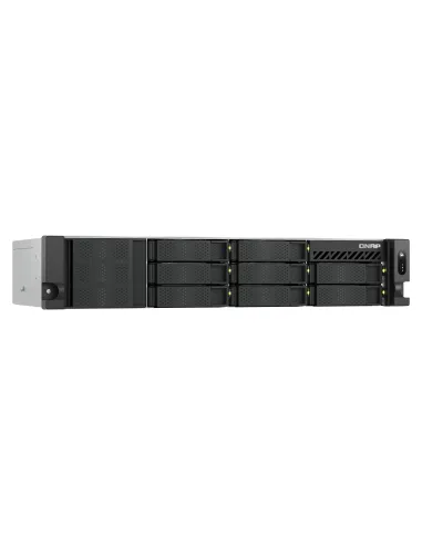 QNAP TS-855EU-8G servidor de almacenamiento NAS Bastidor (2U) Intel Atom® C5125 8 GB DDR4 0 TB QuTS hero Negro