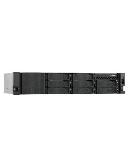 QNAP TS-855EU-8G servidor de almacenamiento NAS Bastidor (2U) Intel Atom® C5125 8 GB DDR4 0 TB QuTS hero Negro