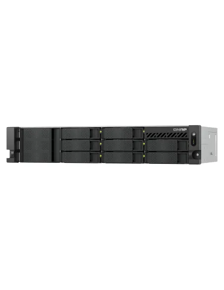 QNAP TS-855EU-8G servidor de almacenamiento NAS Bastidor (2U) Intel Atom® C5125 8 GB DDR4 0 TB QuTS hero Negro