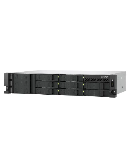 QNAP TS-855EU-8G servidor de almacenamiento NAS Bastidor (2U) Intel Atom® C5125 8 GB DDR4 0 TB QuTS hero Negro
