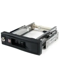 StarTech.com Rack Móvil Aluminio para Disco Duro HDD SATA de 3,5" Pulgadas sin Bandeja Bahía de 5,25"