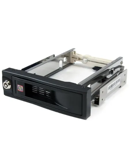 StarTech.com Rack Móvil Aluminio para Disco Duro HDD SATA de 3,5" Pulgadas sin Bandeja Bahía de 5,25"