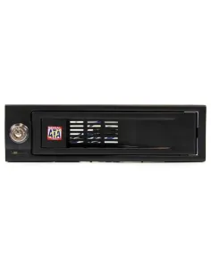 StarTech.com Rack Móvil Aluminio para Disco Duro HDD SATA de 3,5" Pulgadas sin Bandeja Bahía de 5,25" 2