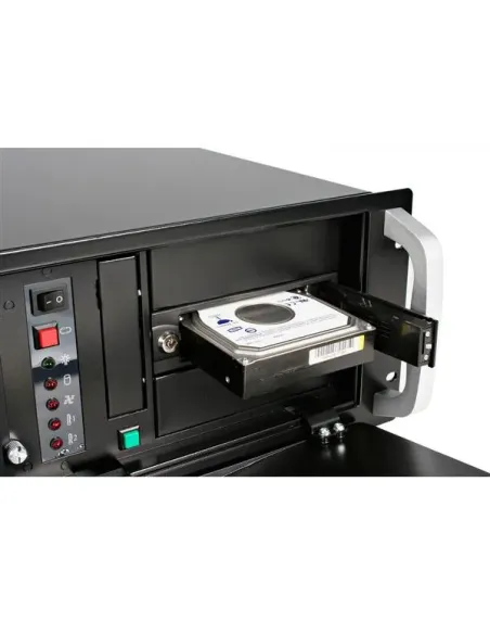 StarTech.com Rack Móvil Aluminio para Disco Duro HDD SATA de 3,5" Pulgadas sin Bandeja Bahía de 5,25"
