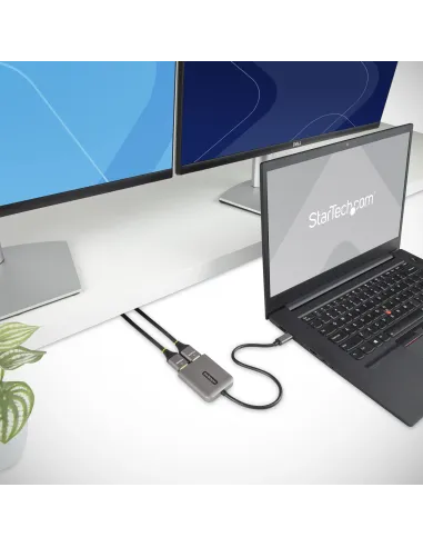 StarTech.com Adaptador USB-C a HDMI Doble - Hub MST USB Tipo C - Divisor Extensor de Monitor HDMI 4K 60Hz para Portátil - HDR -