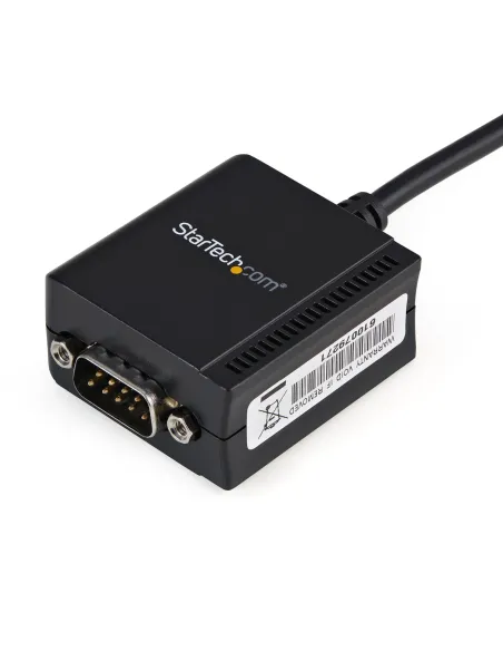 StarTech.com Cable 1,8m USB a Puerto Serie Serial RS232 DB9 con Retención del Puerto de Asignación COM