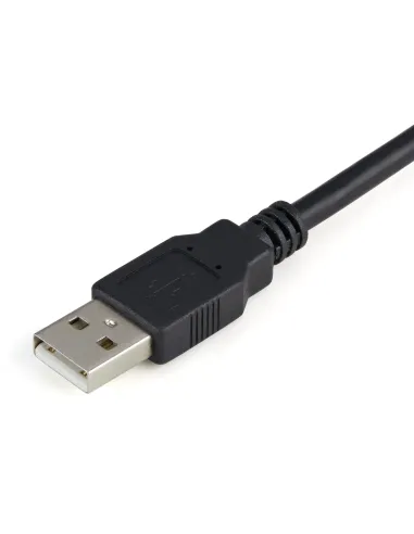 StarTech.com Cable 1,8m USB a Puerto Serie Serial RS232 DB9 con Retención del Puerto de Asignación COM
