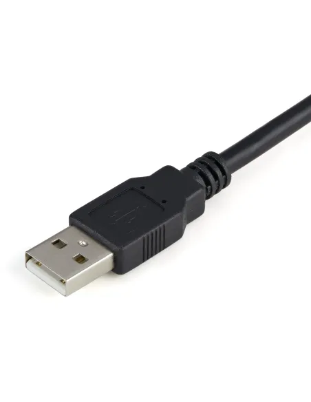 StarTech.com Cable 1,8m USB a Puerto Serie Serial RS232 DB9 con Retención del Puerto de Asignación COM