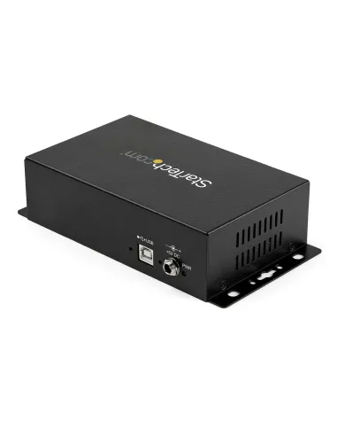 StarTech.com Adaptador Hub Concentrador USB a 8 Puertos Serie RS232 Industrial Montaje en Pared Riel DIN
