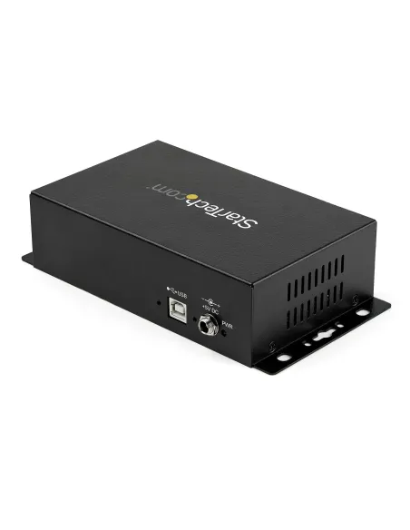 StarTech.com Adaptador Hub Concentrador USB a 8 Puertos Serie RS232 Industrial Montaje en Pared Riel DIN