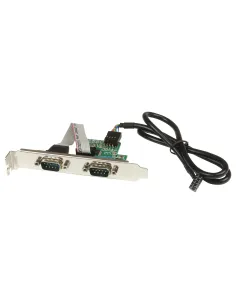 StarTech.com Adaptador Bracket de Placa Base Interna USB a 2 Puertos Serie - DB9 RS232