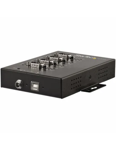 StarTech.com Adaptador Hub Serie RS232 RS485 RS422 a 4 puertos USB - Convertidor Ladrón USB 2.0 a Serial DB9 - IP30 - de