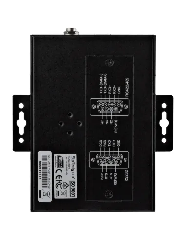 StarTech.com Adaptador Hub Serie RS232 RS485 RS422 a 4 puertos USB - Convertidor Ladrón USB 2.0 a Serial DB9 - IP30 - de