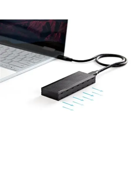 StarTech.com Caja M.2 NVMe para SSD PCIe - Caja USB 3.1 Gen 2 Type-C - USB Tipo C