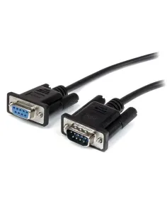 StarTech.com Cable 2m Extensión Directo Straight Through Serie Serial RS232 Vídeo EGA DB9 Macho a Hembra
