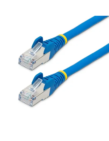 StarTech.com Cable de 2m de Red Ethernet CAT6a - Azul - Low Smoke Zero Halogen (LSZH) - 10GbE - 500MHz - PoE++ de 100W -