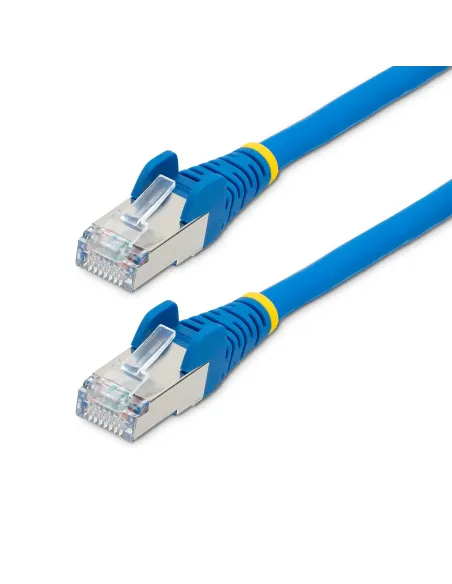 StarTech.com Cable de 2m de Red Ethernet CAT6a - Azul - Low Smoke Zero Halogen (LSZH) - 10GbE - 500MHz - PoE++ de 100W -