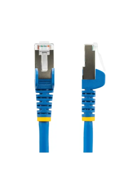 StarTech.com Cable de 2m de Red Ethernet CAT6a - Azul - Low Smoke Zero Halogen (LSZH) - 10GbE - 500MHz - PoE++ de 100W -