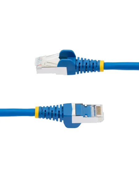 StarTech.com Cable de 2m de Red Ethernet CAT6a - Azul - Low Smoke Zero Halogen (LSZH) - 10GbE - 500MHz - PoE++ de 100W -