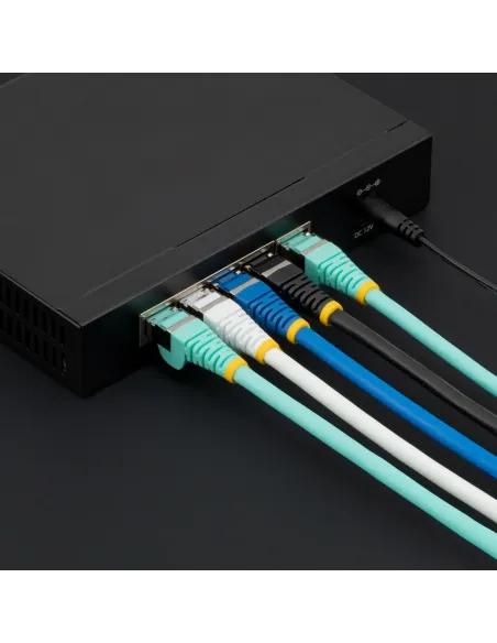 StarTech.com Cable de 2m de Red Ethernet CAT6a - Azul - Low Smoke Zero Halogen (LSZH) - 10GbE - 500MHz - PoE++ de 100W -