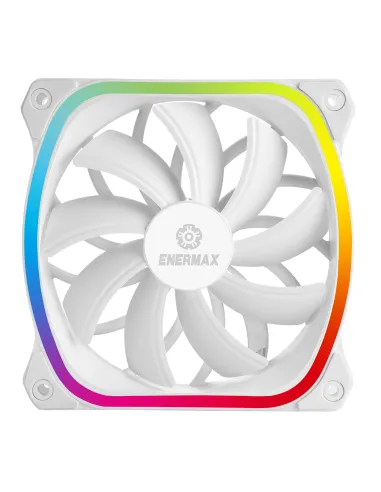 Ventilador gaming enermax squa rgb 120 mm blanco