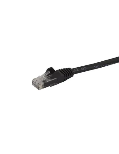 StarTech.com Cable de 1,5m Cat6 Ethernet de Red Negro - RJ45 sin Enganches - 24AWG