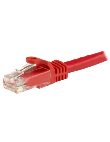 StarTech.com Cable de 1m Rojo de Red Gigabit Cat6 Ethernet RJ45 sin Enganche - Snagless