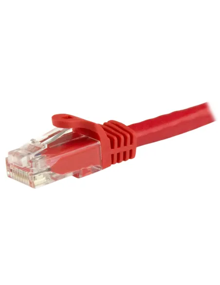 StarTech.com Cable de 1m Rojo de Red Gigabit Cat6 Ethernet RJ45 sin Enganche - Snagless