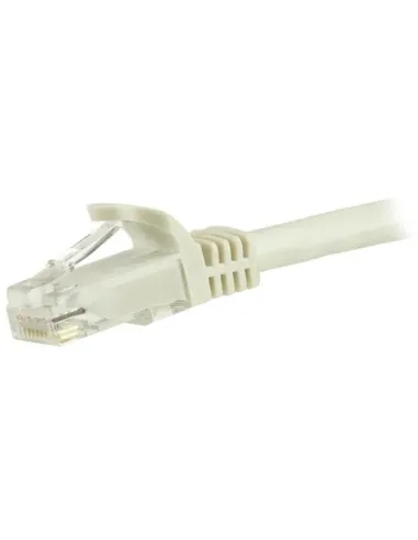 StarTech.com Cable de Red Ethernet Cat6 Sin Enganche de 5m Blanco - Cable Patch Snagless RJ45 UTP