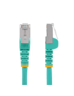 StarTech.com Cable de 1,5m de Red Ethernet CAT6a - Aguamarina - Low Smoke Zero Halogen (LSZH) - 10GbE - 500MHz - PoE++ de 100W 2
