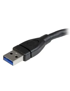 StarTech.com Cable de 15cm Extensor USB 3.0 - Alargador USB 3.0 SuperSpeed Negro 2