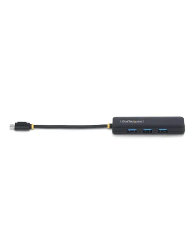 StarTech.com Hub USB-C de 4 Puertos - Ladrón USB Tipo C a 4 Puertos USB-A - Alimentado por el Bus - USB 3.0 de 5Gbps - Hub