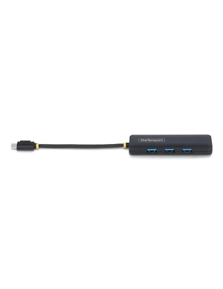 StarTech.com Hub USB-C de 4 Puertos - Ladrón USB Tipo C a 4 Puertos USB-A - Alimentado por el Bus - USB 3.0 de 5Gbps - Hub