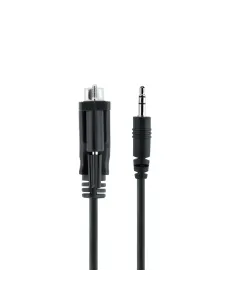 StarTech.com Cable de 1m Serie DB9 a 3,5mm para la Configuración de Dispositivos Serie - Cable RS232 DB9 macho a 3,5 mm para 2