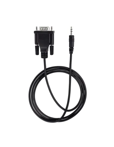 StarTech.com Cable de 1m Serie DB9 a 3,5mm para la Configuración de Dispositivos Serie - Cable RS232 DB9 macho a 3,5 mm para